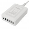 Multi 6 USB įkroviklis DELTACO, 4x USB-A, 1x USB-A 18W, 1x USB-C PD 30W / USBC-MO100 / 1902112 