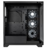 Kolink Unity Peak ARGB Midi-Tower Showcase, Tempered Glass - black
