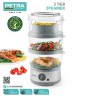 Petra PT2726ZV2HEVDE 3 Tier Steamer