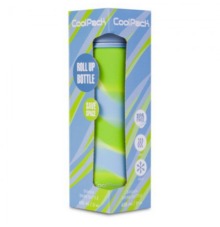 Gertuvė silikoninė CoolPack Pump 600 ml Girls Blue