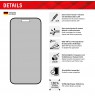 Apple iPhone 15/15 Pro Real 3D Screen Privacy Glass By Displex Black