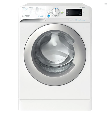 INDESIT | Washing Machine | BWE 91496X WSV EE | Energy efficiency class A | Front loading | Washing capacity 9 kg | 1400 RPM | D