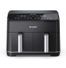 Sharp | Air Fryer | AF-GD82AE-B | Power 1800 W | Capacity 8 L | Black