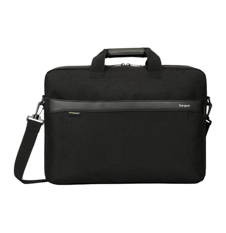 Targus | GeoLite EcoSmart Essential Laptop Case | TBS576GL | Slipcase | Black | Shoulder strap