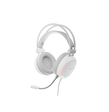 Genesis | On-Ear Gaming Headset | Neon 613 | Built-in microphone | 3.5 mm, USB Type-A | White