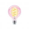 Philips Smart WiFi Filament Clear G95 RGB | E27 | 6.3 W | Full colour