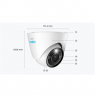 Reolink 4K Security IP Camera with Color Night Vision | P434 | Dome | 8 MP | 2.8-8mm/F1.6 | IP66 | H.265 | MicroSD