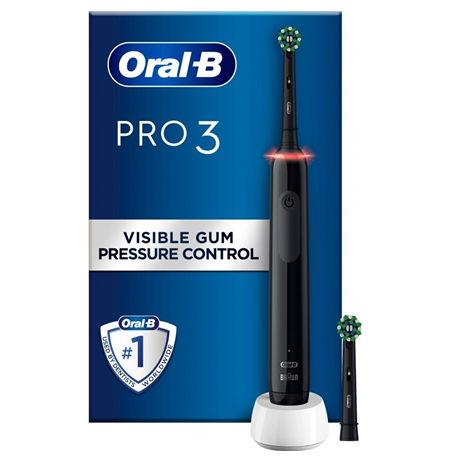 Oral-B Electric Toothbrush | Pro3 3400N | Rechargeable | For adults | Number of brush heads included 2 | Number of teeth brushin