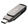 Lexar 2-in-1 Flash Drive | JumpDrive Dual Drive D400 | 64 GB | USB 3.1 | Grey