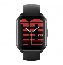 Amazfit Active 4.45 cm (1.75") AMOLED Digital 390 x 450 pixels Touchscreen Black GPS (satellite)