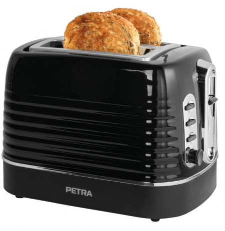 Petra PT5573BLKVDE Oscuro 2 slice toaster