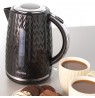 Petra PT3864BLKVDEEU10 Chevron Jug Kettle black