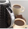 Petra PT3864BLKVDEEU10 Chevron Jug Kettle black