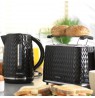 Petra PT3864BLKVDEEU10 Chevron Jug Kettle black