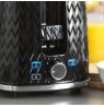 Petra PT3860BLKVDEEU10 Chevron 2 Slice toaster