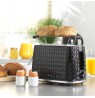 Petra PT3860BLKVDEEU10 Chevron 2 Slice toaster