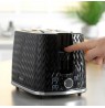 Petra PT3860BLKVDEEU10 Chevron 2 Slice toaster