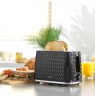 Petra PT3860BLKVDEEU10 Chevron 2 Slice toaster