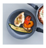 Russell Hobbs RH02814EU7 Metallic Marble 5pcs pan set