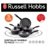Russell Hobbs RH02814EU7 Metallic Marble 5pcs pan set