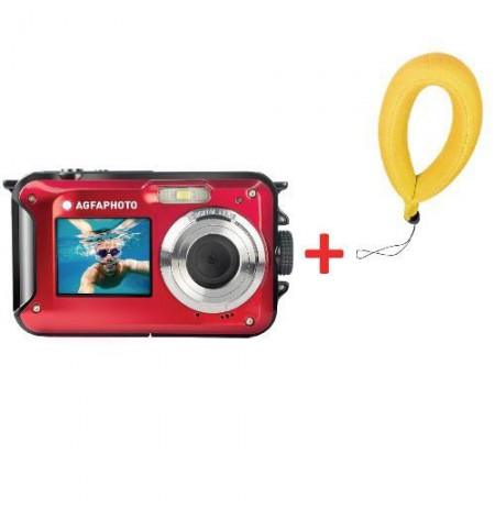 AGFA WP8000 Red + 2nd Battery + Floatable Strap