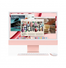 Apple iMac 24” 4.5K Retina, Apple  M3 8C CPU, 10C GPU/8GB/512GB SSD/Pink/INT Apple