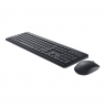 Dell Keyboard and Mouse | KM3322W | Keyboard and Mouse Set | Wireless | Batteries included | Ukrainian | Black | Wireless connec