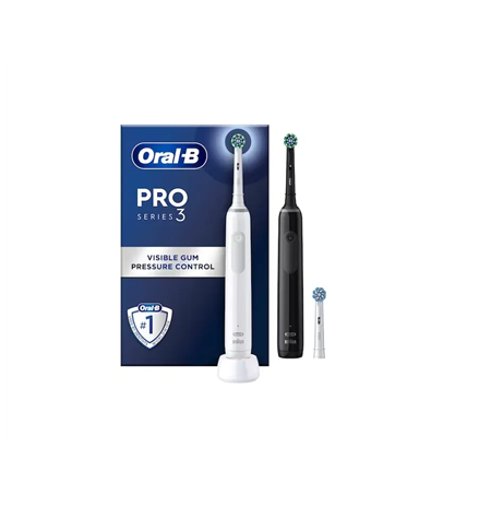 Oral-B Electric Toothbrush | Pro3 3900N | Rechargeable | For adults | Number of brush heads included 3 | Number of teeth brushin