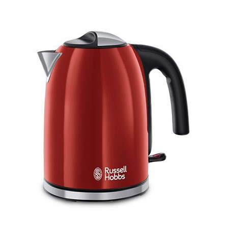Russell Hobbs 20412-70 electric kettle Black, Red, Stainless steel