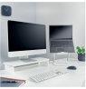 Leitz 64340001 monitor mount / stand 61 cm (24") White Desk