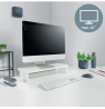 Leitz 64340001 monitor mount / stand 61 cm (24") White Desk