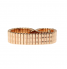 Metalinė tampoma laikrodžio apyrankė M-RoseGold-090-LADY