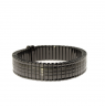 Metalinė tampoma laikrodžio apyrankė M-BLACK-146-LADY