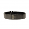 Metalinė tampoma laikrodžio apyrankė M-BLACK-107-LADY