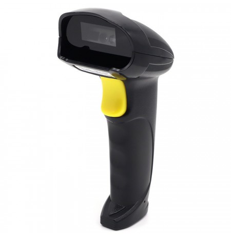 Qoltec 50853 Laser barcode scanner 1D | 2D | Black