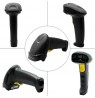 Qoltec 50853 Laser barcode scanner 1D | 2D | Black