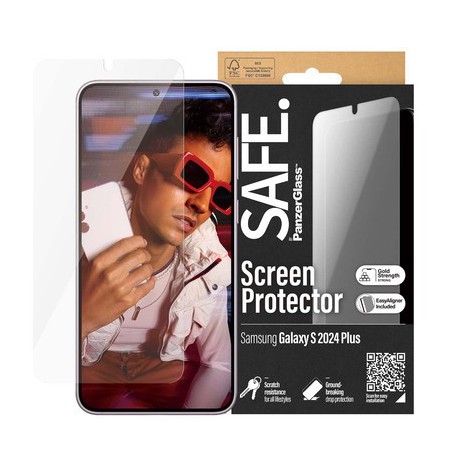 Samsung Galaxy S24+ Ultra-Wide Fit EasyAligner Glass by Safe
