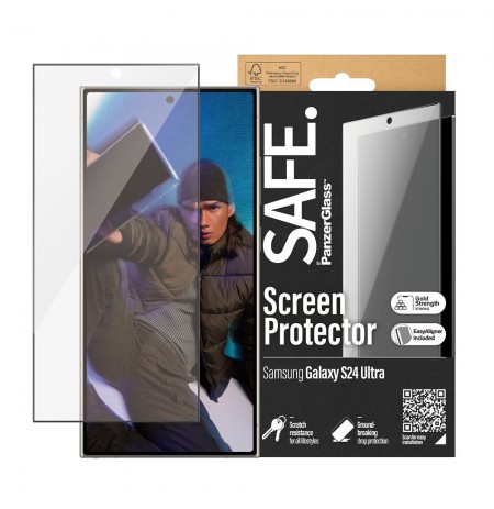 Samsung Galaxy S24 Ultra Ultra-Wide Fit EasyAligner Glass by Safe