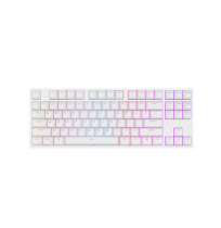 Genesis | THOR 404 TKL | Mechanical Gaming Keyboard | Wired | US | Gateron Yellow Pro | White | RGB