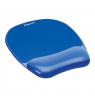 Fellowes Mouse pad with wrist support CRYSTAL, blue Fellowes