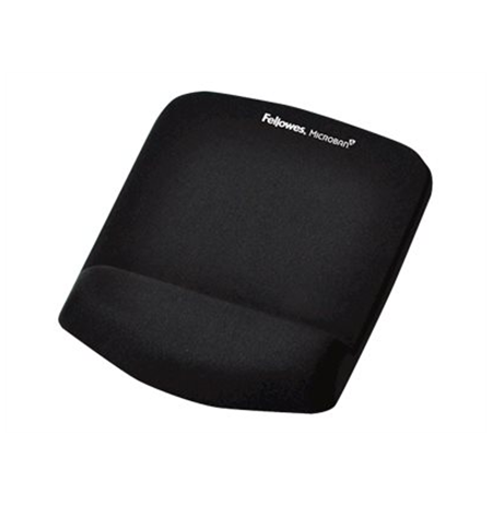 Fellowes Mouse pad with wrist support PlushTouch, black Fellowes