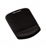 Fellowes Mouse pad with wrist support PlushTouch, black Fellowes