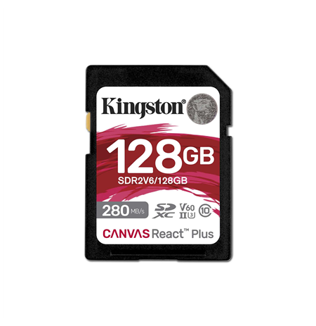 Kingston UHS-II Video Speed Class (V60) | 128 GB | SD | Flash memory class Class 10, UHS-II, U3, V60