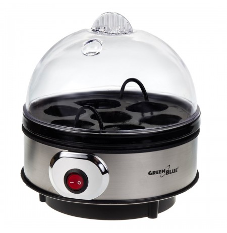 GreenBlue automatic egg cooker, 400W power, up to 7 eggs, measuring cup, 220-240V~, 50 Hz, GB572