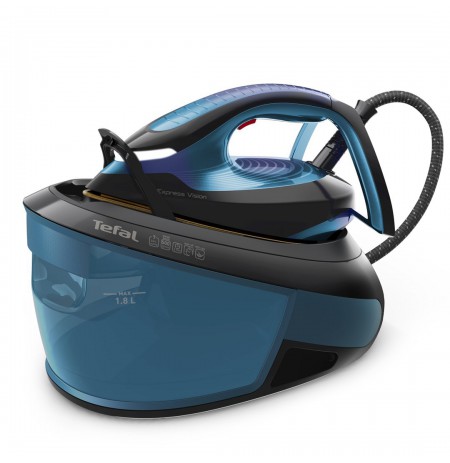 Tefal Express Vision SV8151 2800 W 1.8 L Durilium AirGlide Autoclean soleplate Blue, Black