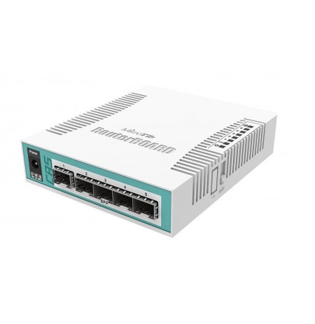 Mikrotik CRS106-1C-5S network switch Gigabit Ethernet (10/100/1000) Power over Ethernet (PoE) White