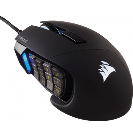 Corsair Scimitar RGB Elite mouse Right-hand USB Type-A Optical 18000 DPI