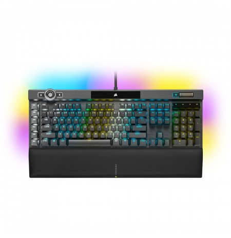 Corsair K100 RGB Gaming Keyboard, Corsair OPX, RGB LED - Black