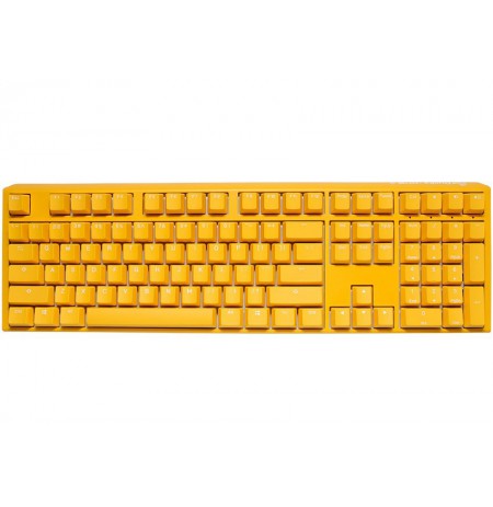 Ducky One 3 Yellow Gaming Keyboard, RGB LED - MX-Speed-Silver (US)