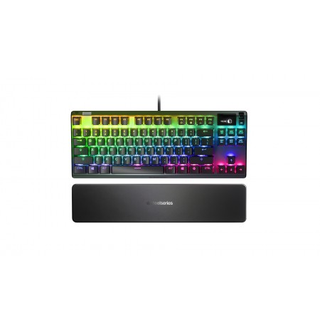 SteelSeries Apex 7 TKL Gaming Keyboard, QX2 RED, RGB LED - Black